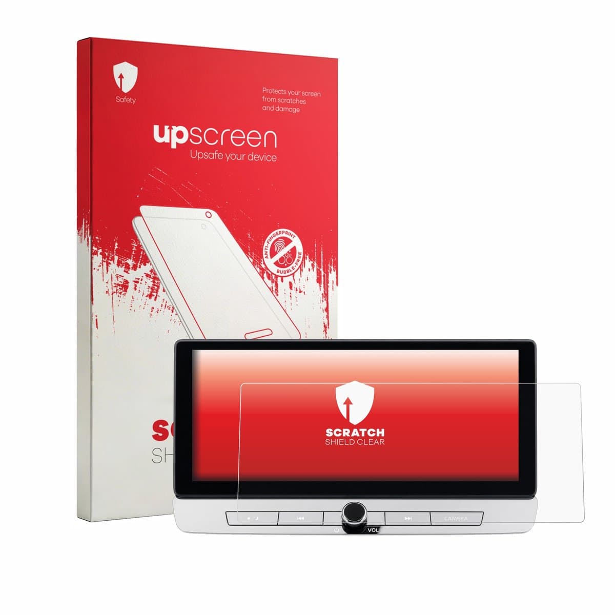 upscreen - Screenprotector voor Nissan Juke 2026 NissanConnect 12.3" - Folie Beschermfolie transparant