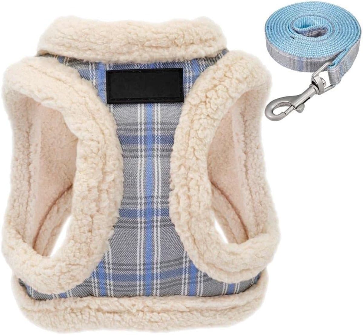 Huisdier Tuigje - Honden Harnas - Veilig Wandelen - Verstelbaar Comfort - 150cm Lijn - Blauw