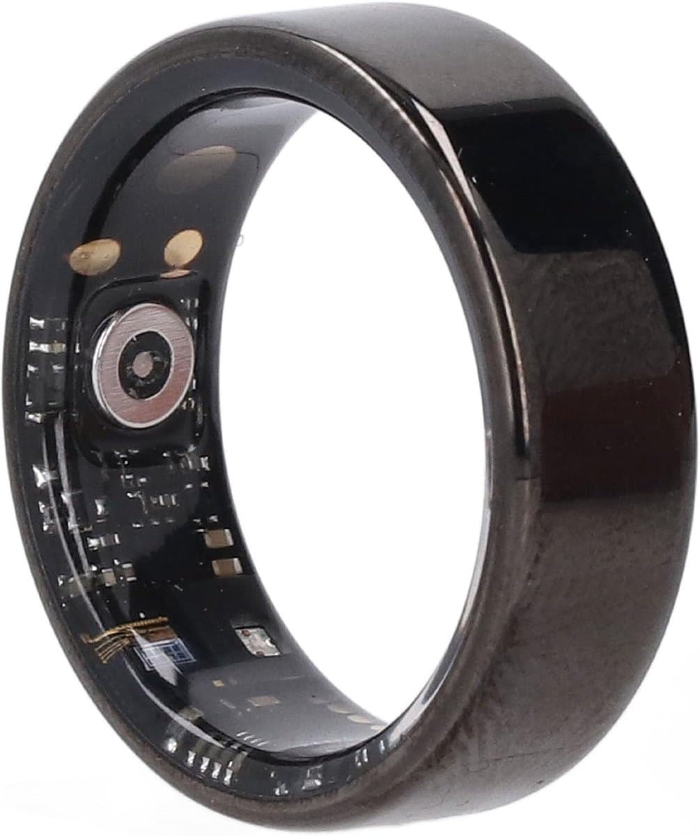 Gezondheidsring Smart Ring - Fitness Tracker Ring - Activiteiten Monitoren - Waterdicht IPX8 Design - 7 Dagen Stand-by - Zwart