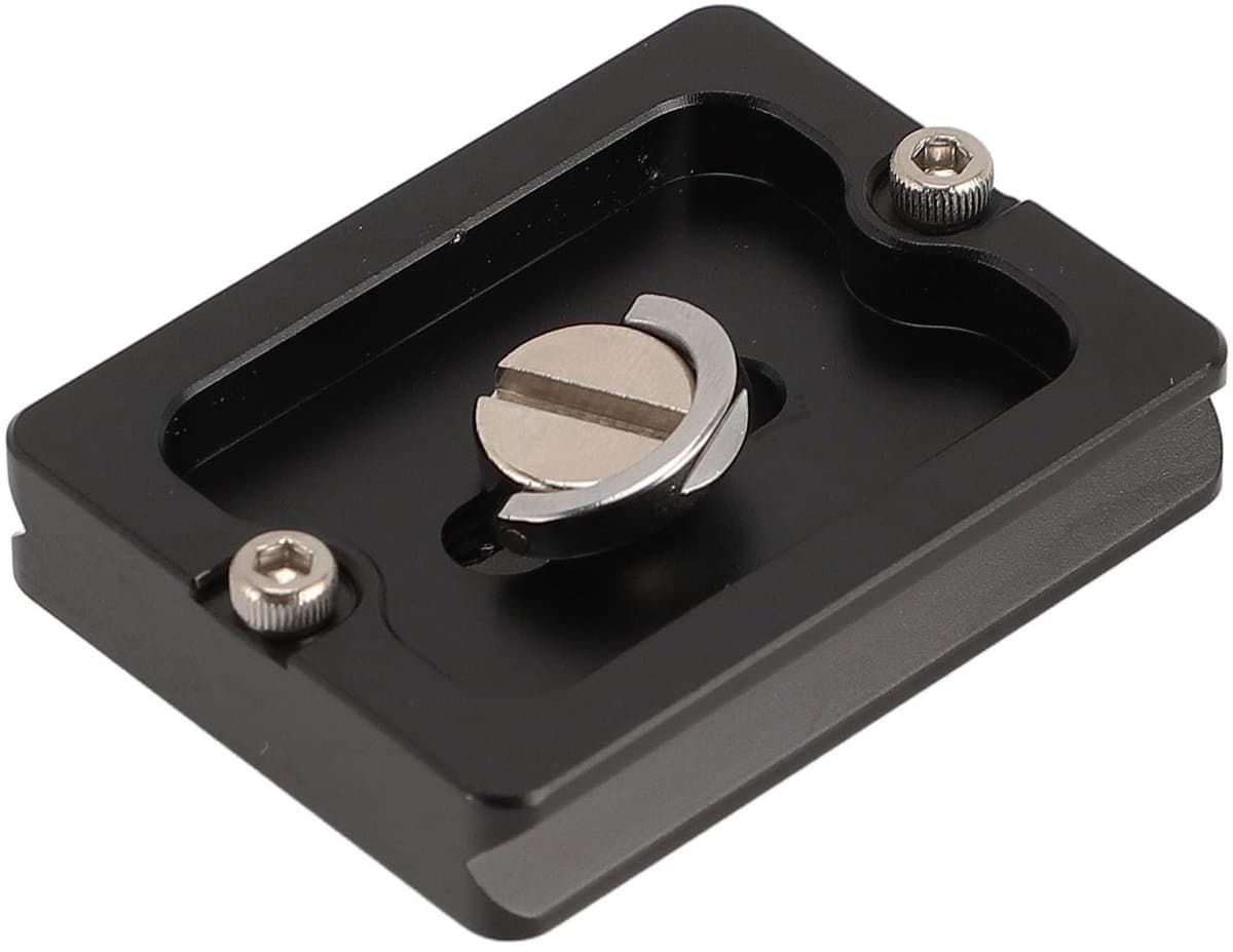 Dailygoods- Quick Release Plaat 38mm - Aluminium - Antislip - Bevestigingsschroeven - Compatibel met Camera Statieven - Eenvoudige Installatie - Snelsluitplaat