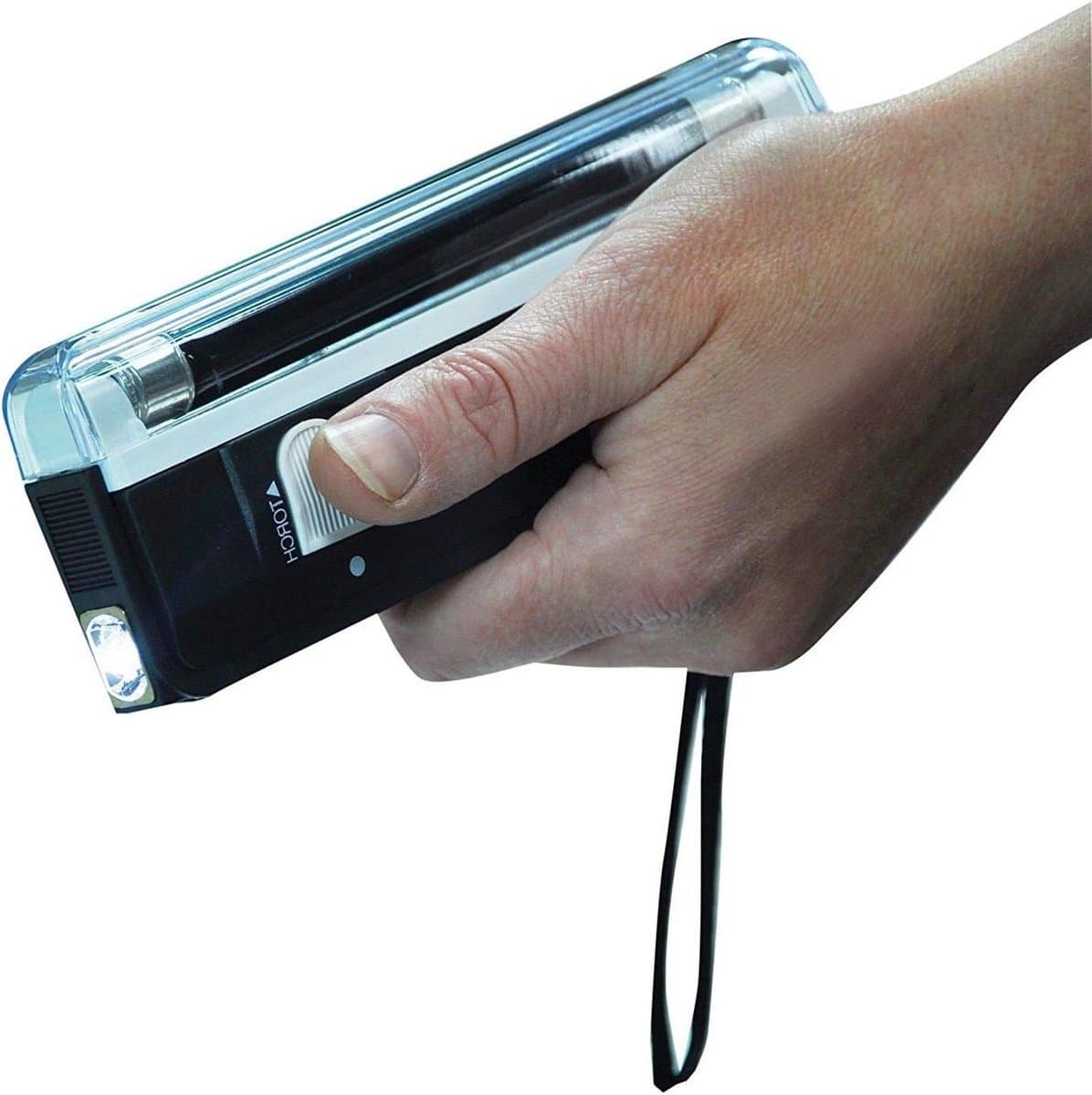 UV Bankbiljet Checker - Geld Detector - Bankbiljetten Controleren - Ingebouwde Zaklamp - Pack van 2 - Zwart