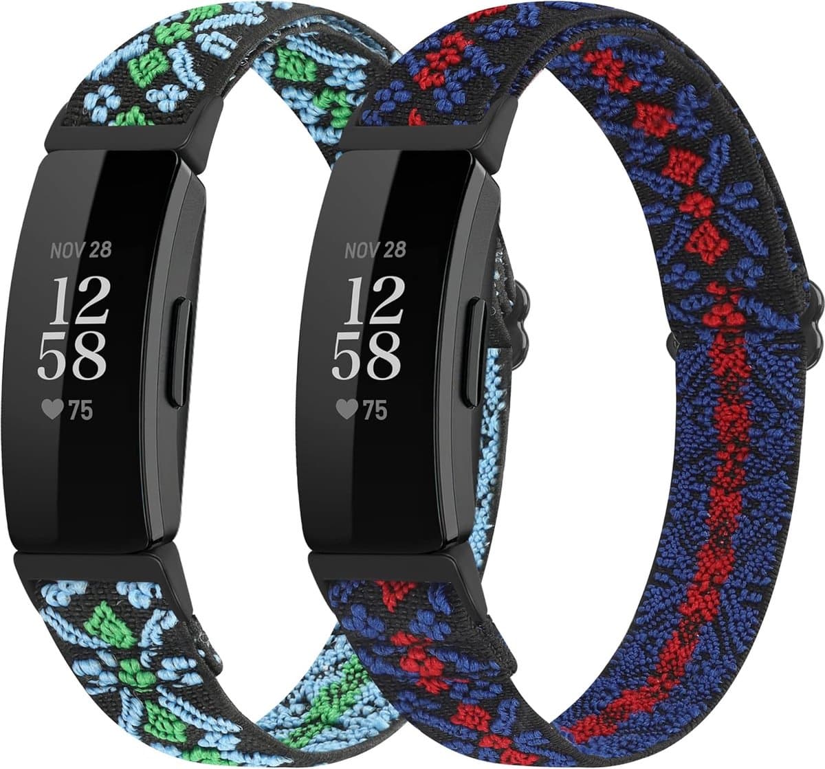 High Quality Nylon Rubber Bands Compatible with Fitbit Inspire / Inspire HR/Inspire 2/Ace 2 Breathable Adjustable - ShopVlot