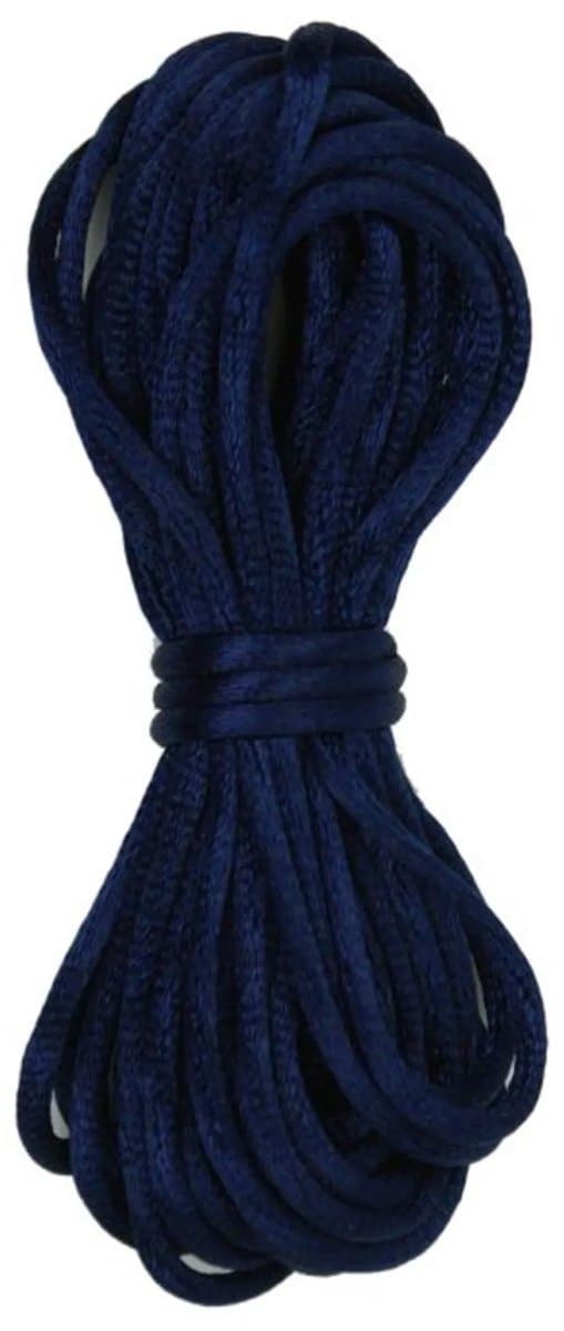 Kumi Himo Satijnkoord Donkerblauw