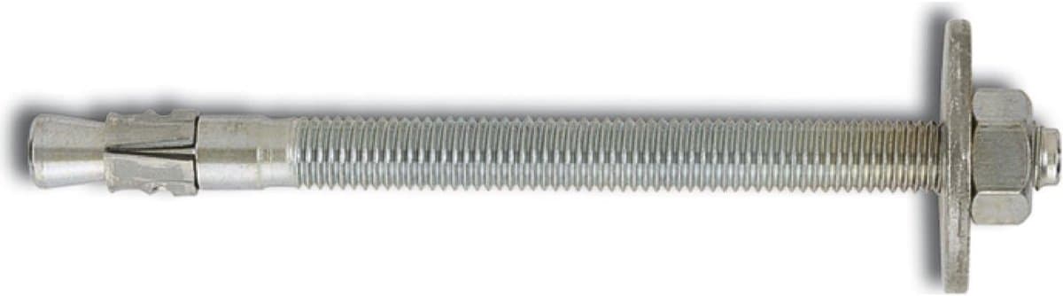 Stalen Anker - Keilanker - Vastzetten Constructies - Grote Ring - 12/120 mm - Grijs