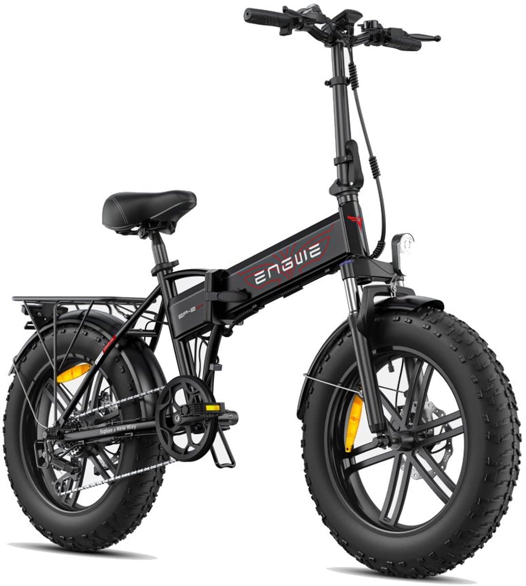 ENGWE EP-2 BOOST E-Bike - 20 inch - 120km actieradius - 250W motor - zwart