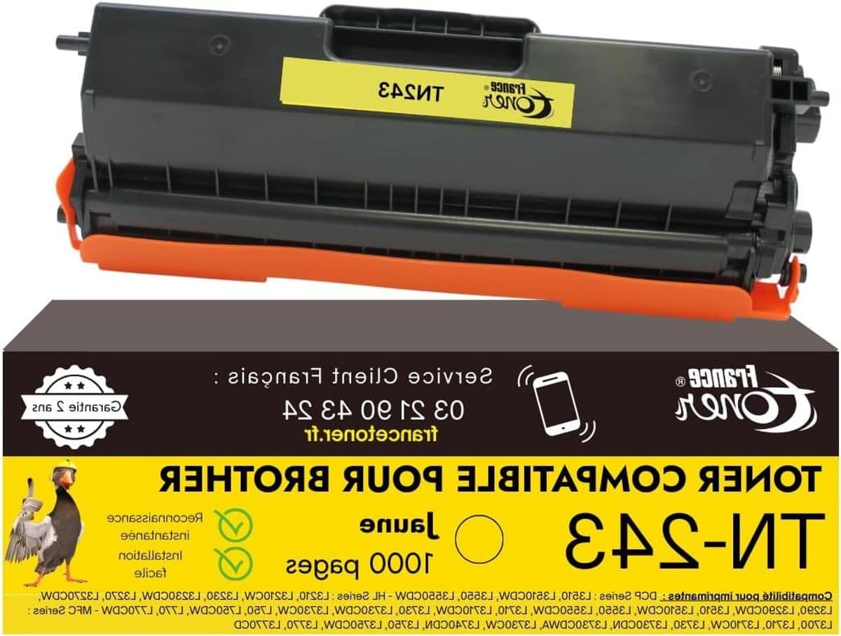 Lasertoner Hoge Capaciteit - Print Toner - Kantoor Prints - Milieuvriendelijk Materiaal - 1000 Pagina's - Geel