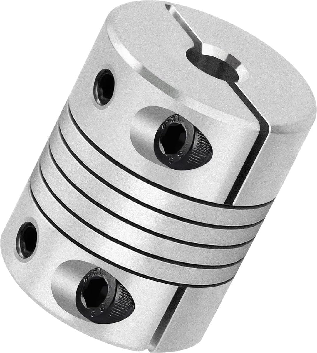 Koppelingen 5mm tot 5mm, 19mm Diameter 25mm Lengte Aluminium Legering Stappenmotor Koppeling Verbinding voor 3D-printer of CNC-machine