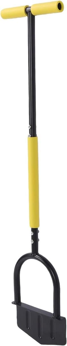Handmatige Kantensnijder - Gazonsnijder Tuingereedschap - Tuinranden Creëren - Roestvrijstalen Constructie - 44 x 22 cm - Zilver