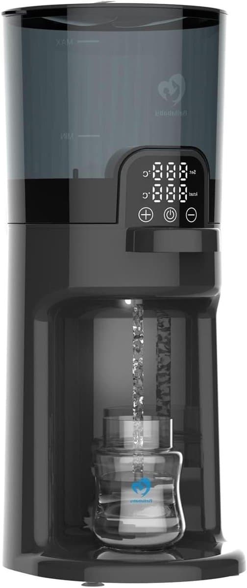 Flesjes Maker - Flesjes Warmer - Babyvoeding Maken - Direct Opwarmen - 1.7 Liter Tank - Zwart