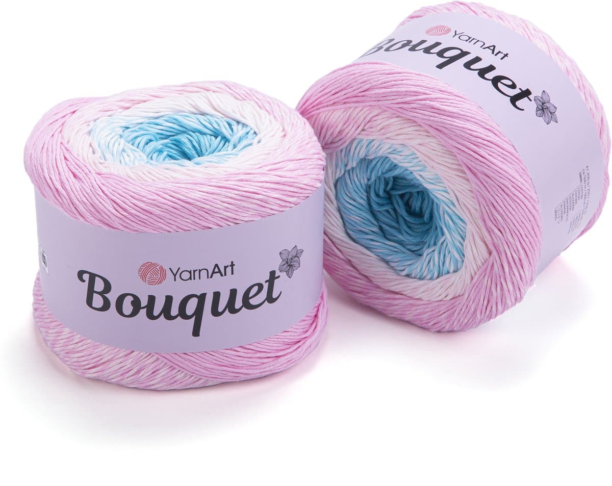 YarnArt Bouquet - Katoen Garen - Gradient Cake - 250g - 500m - Kleur 702