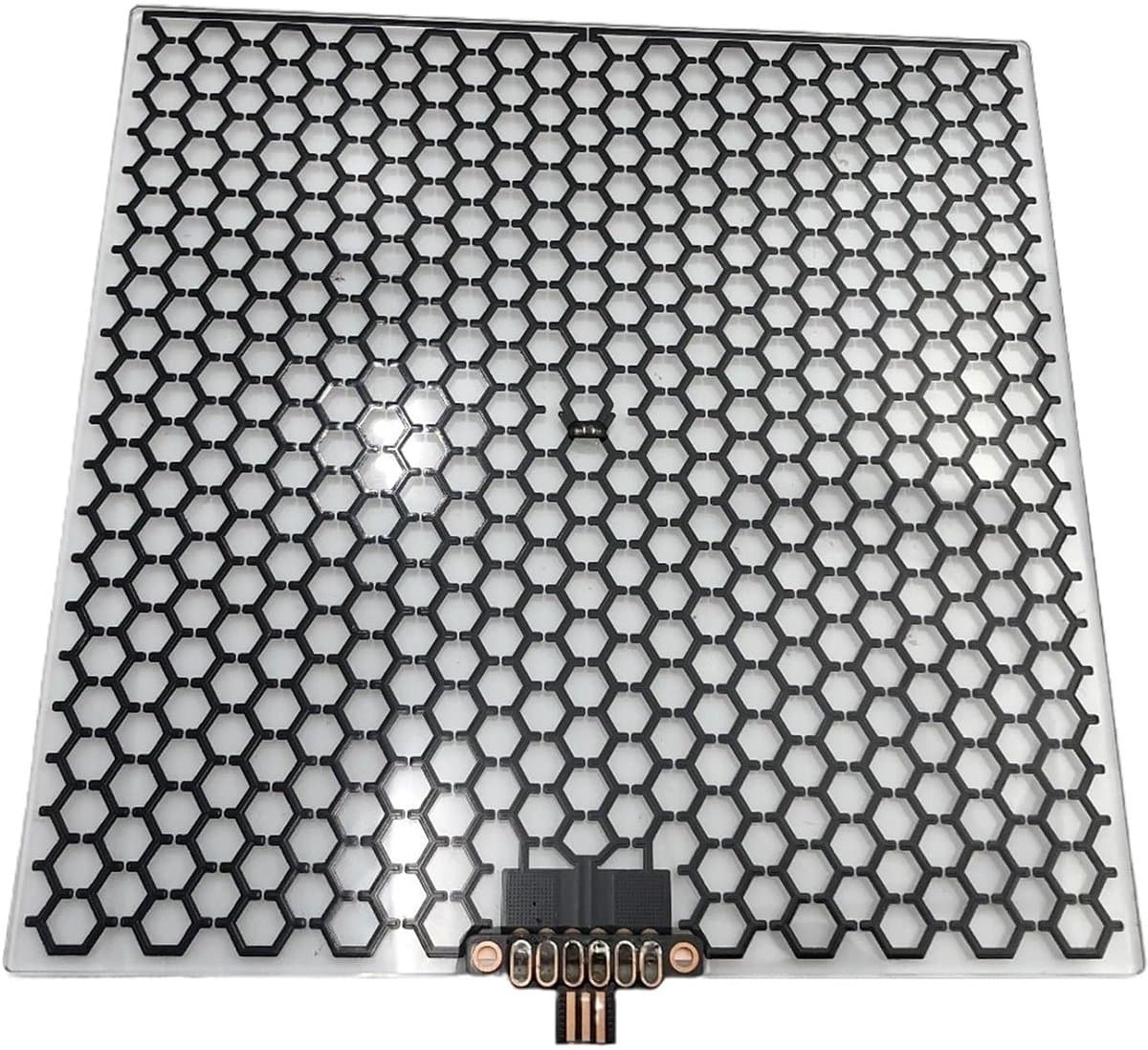 Verwarmingsbed Glas - 3D Printer Bed - Vlakke Prints - NTC3950 Compatibel - 200 mm - Zwart