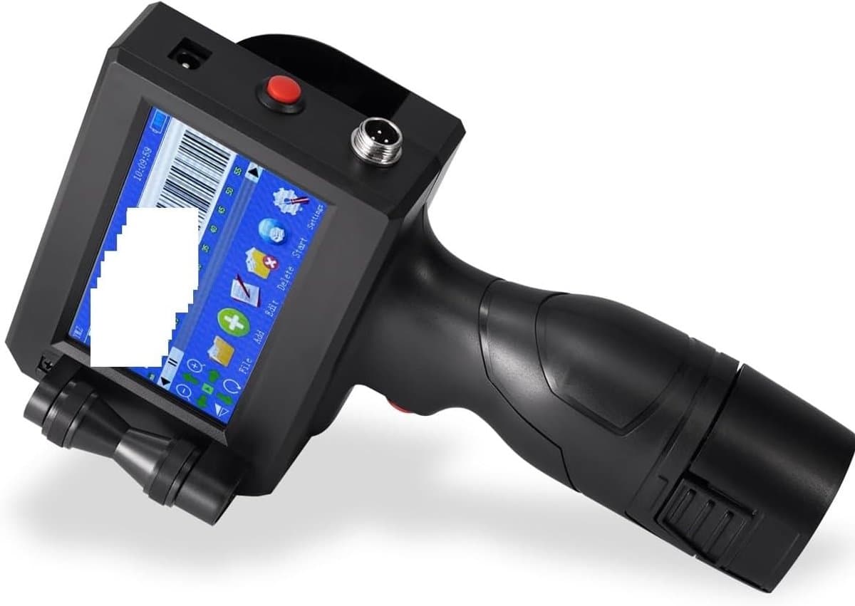 Handheld Inkjetprinter - Draagbare Printer - QR Codes Printen - Print op Diverse Materialen - 127 mm - Zwart