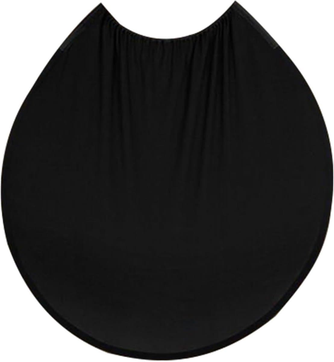 Kinderwagen Zonnekap - Parasol Extender - Bescherming Tegen Zon - UV Blokkerend Materiaal - 75 x 70 cm - Zwart
