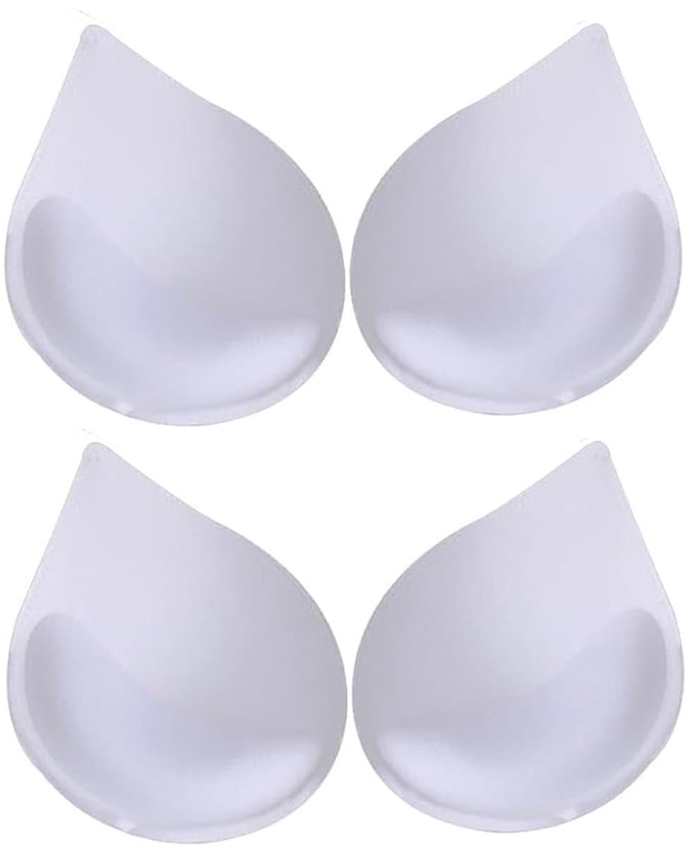 Dailygoods- Beha-pads Ademend - Push-up Pads - Vervangende Inzetstukken - 2 Paar - Borstversterker - Eén Maat 15*11.5*3.7cm