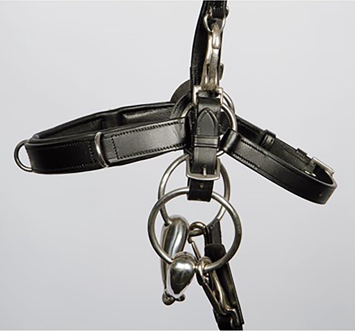 Harry's Horse - Kaptoom Hoofdstel - Leder - Zwart - Maat Pony