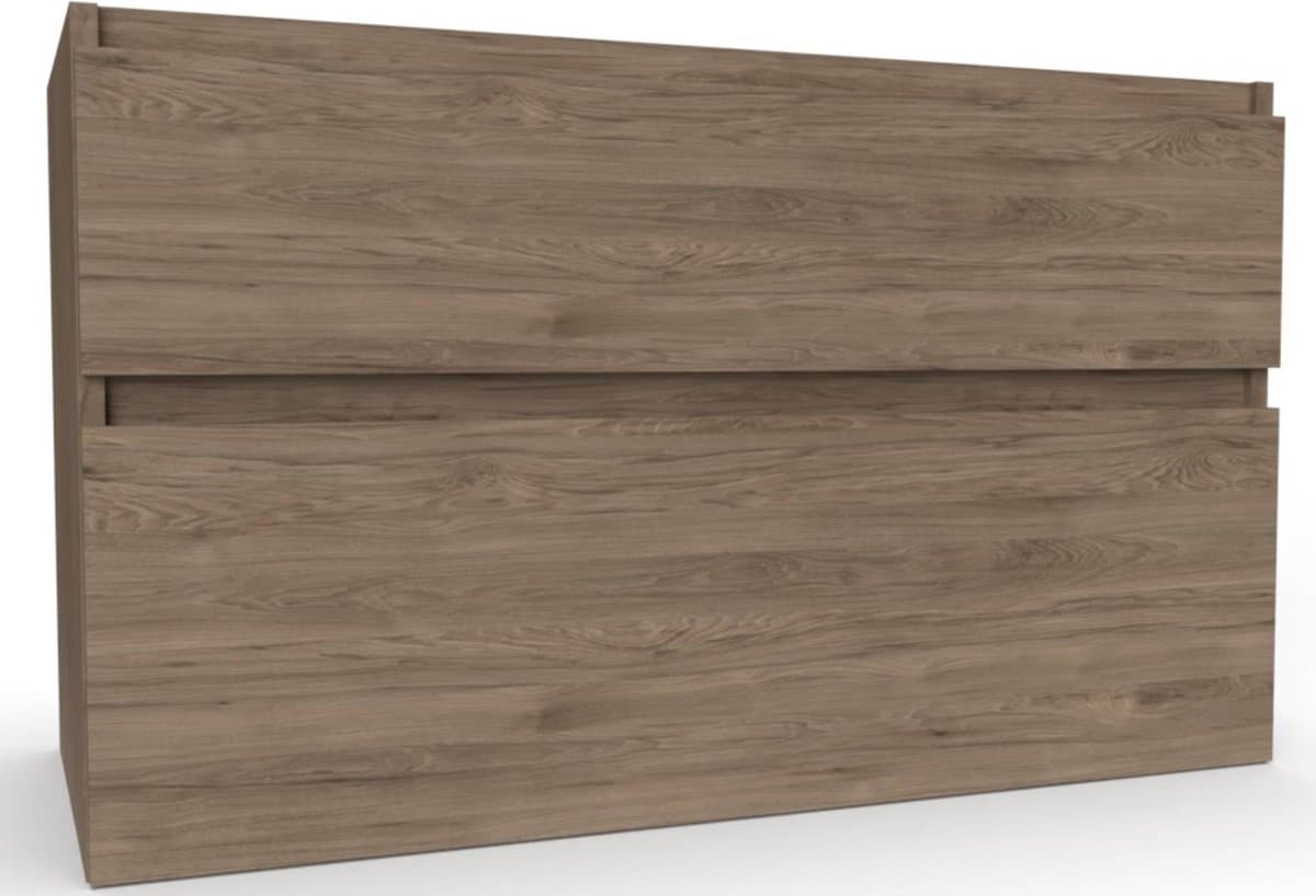 Ben Tendenza Wastafel Onderkast - 100x44.5x60 cm - Bruin - Badkamerkast - Wastafelmeubel met Uitsparing