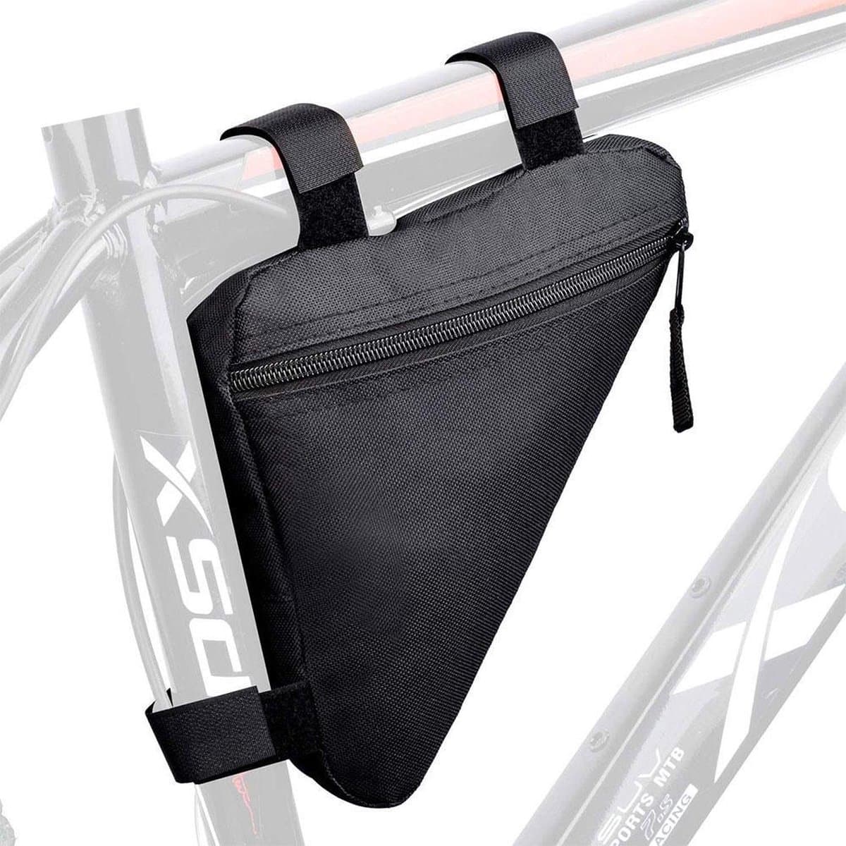 DW4Trading Waterbestendige Fietstas - Frametas - Klittenband - 20x20 cm - Zwart