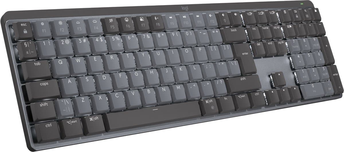 Logitech MX Mechanical Draadloos Toetsenbord Metaal