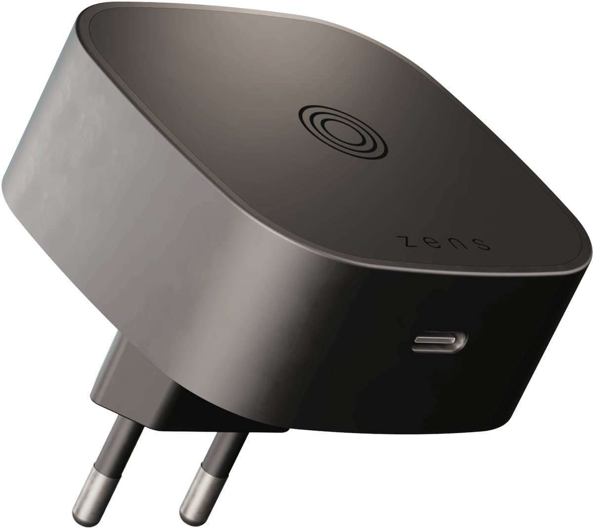 Zens Wireless Charging Adapter stekker 1× Qi2 15 W USB-C 18 W MagSafe draadloze lader Zwart - Gezien op Tik Tok