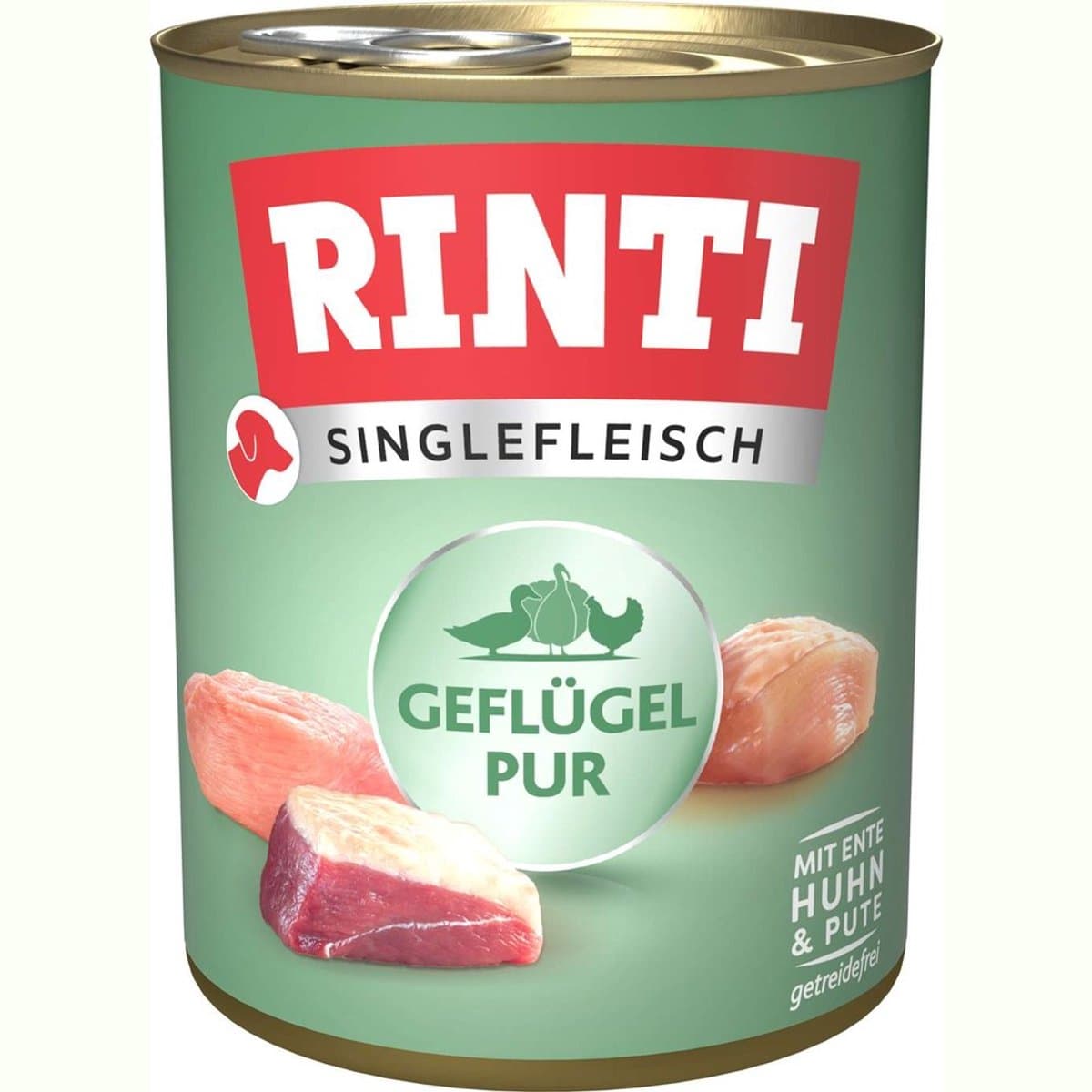 Rinti - Enkelvoudig vlees 6x800g - Puur gevogelte