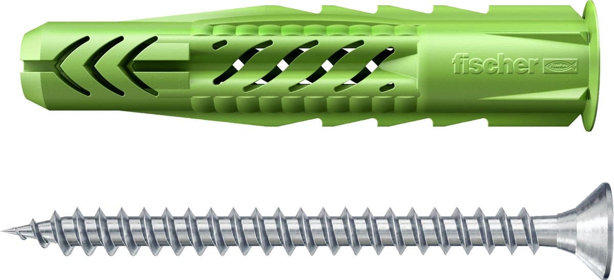 Fischer 532708 UX Green 8 x 50 R S K NV Universele pluggen 50 mm 8 mm 1 set(s)