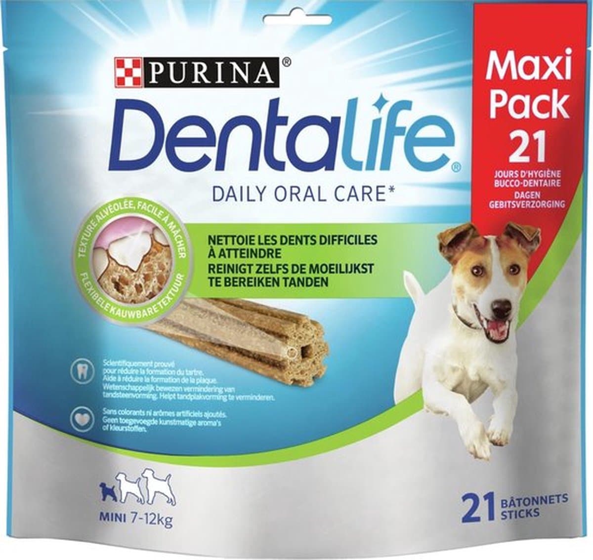 2x Purina Dentalife Daily Oral Care Small - Hondensnacks - 345 g