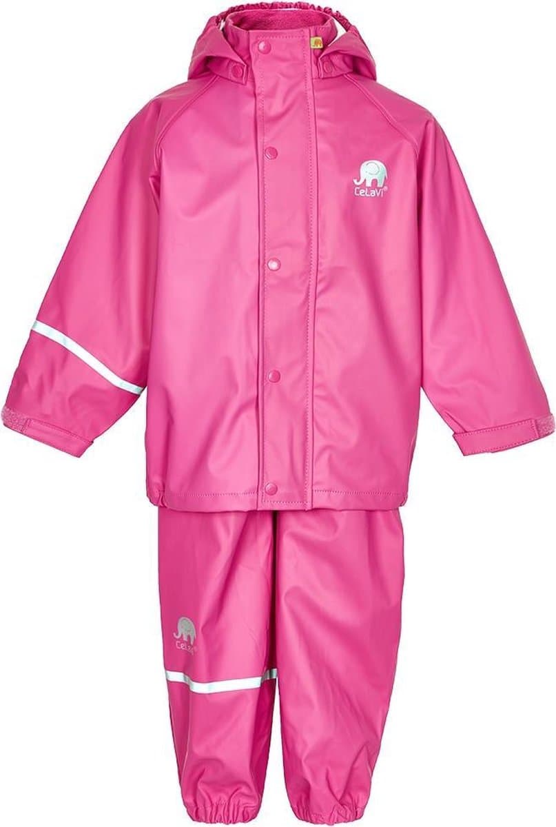 CeLavi Regenpak kinderen - Roze - maat 130 (128-134cm)
