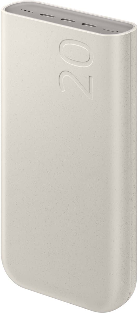 Samsung Powerbank Fast Charge 45W - 3x USB-C - 20000mAh - Beige