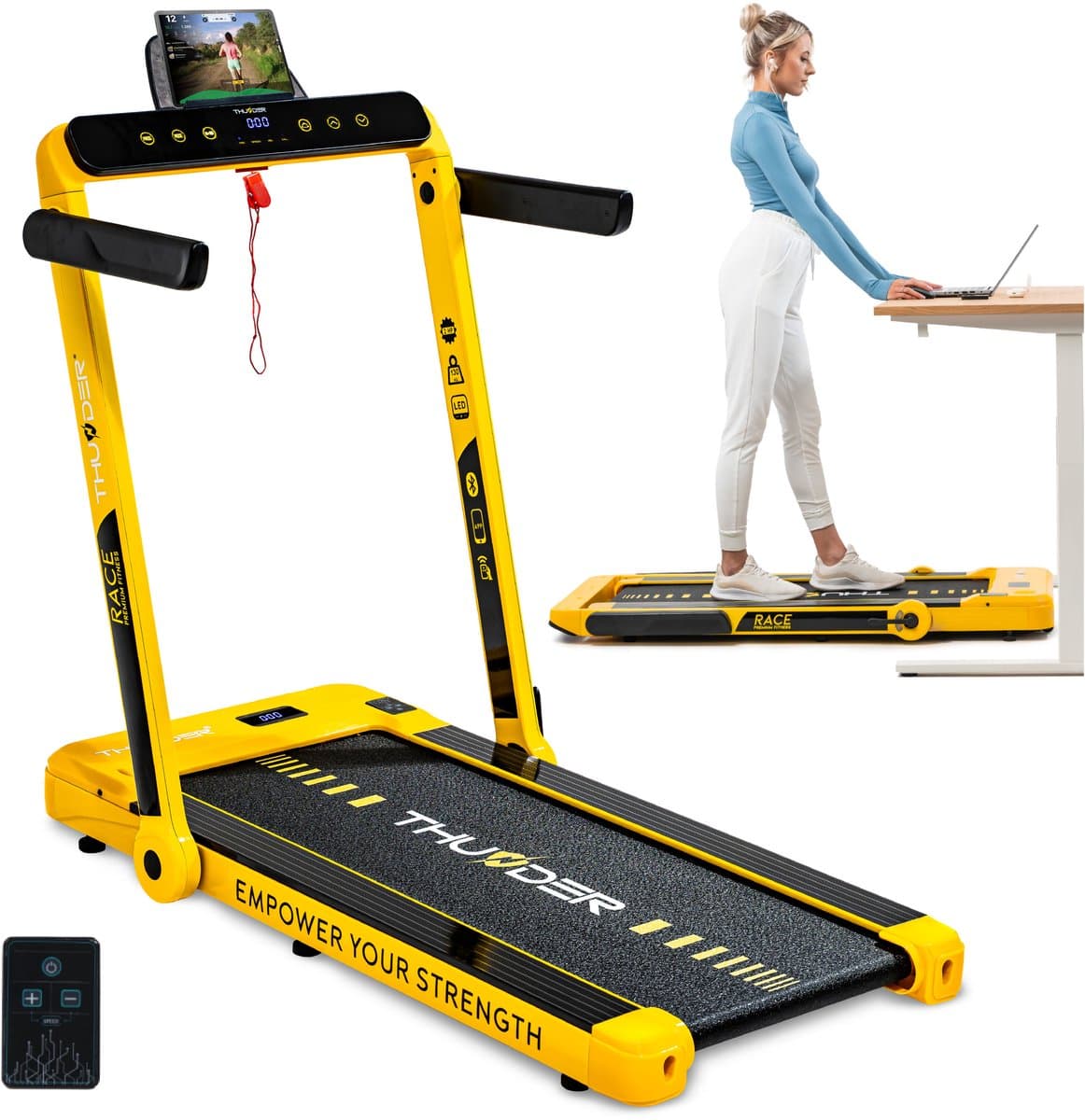 THUNDER® RACE Loopband - Opvouwbaar - 130 kg