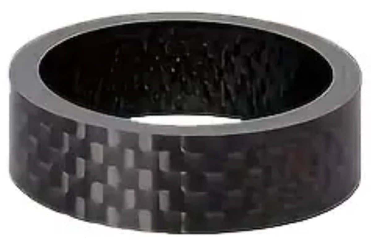 Carbon stuur Spacer 1 1/18"- Stuur Spacer - Balhoofdspacer 10mm - Opvulring balhoofd spacer - Fiets - Stuurspacer