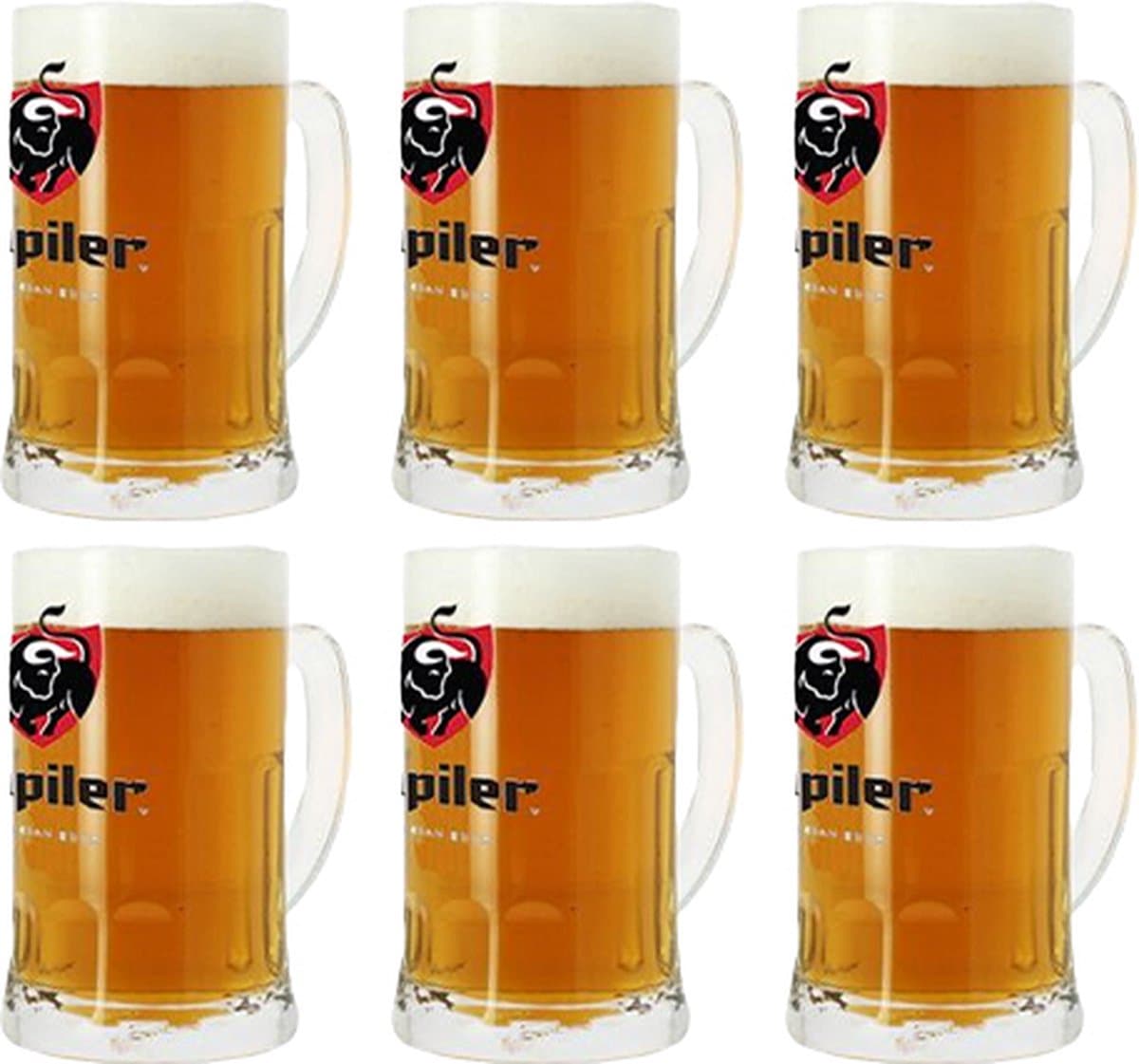Jupiler - Bierpul 500ml - 6 stuks
