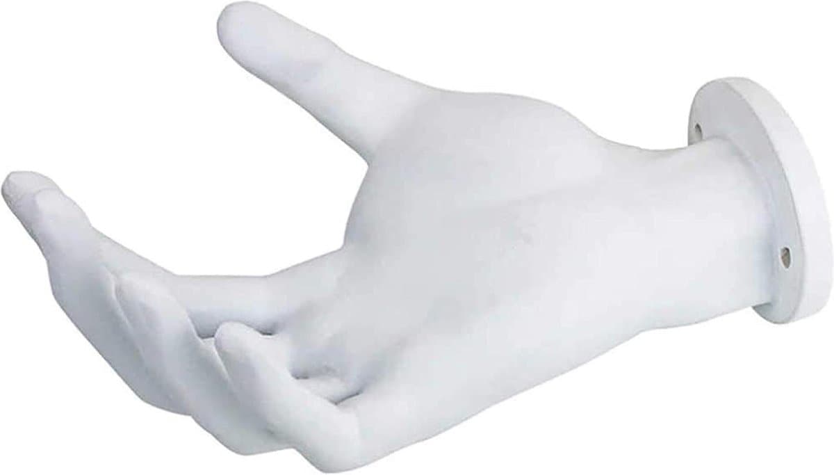 Gitaar Wandhouder in 3D Handvorm - Gitaar Wandmontage - Handvormige Gitaar Houder - Wandsteun - Hoofdtelefoonhouder - Stevige Wandhouder voor Gitaren van Alle Maten
