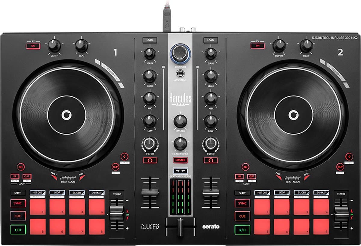 Hercules DJ Control Inpulse 300 MK2 zwart