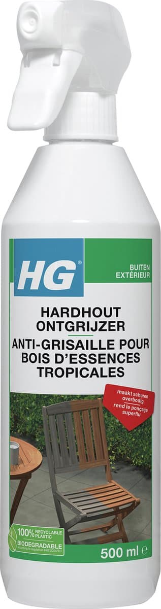 HG hardhout ontgrijzer 500ml