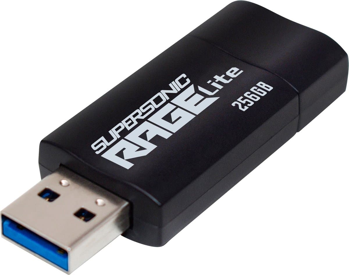 Patriot Memory PEF256GRLB32U USB flash drive 256 GB USB Type-A 3.2 Gen 1 (3.1 Gen 1) Zwart, Blauw