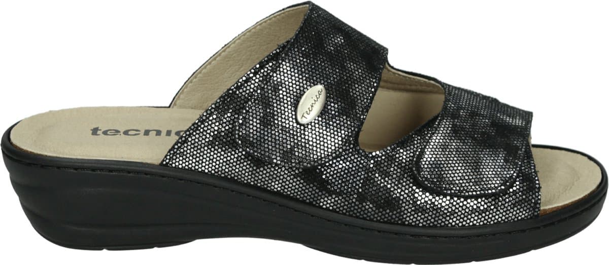 Tecnica - MARY - Dames slippers - Kleur: Zwart - Maat: 40