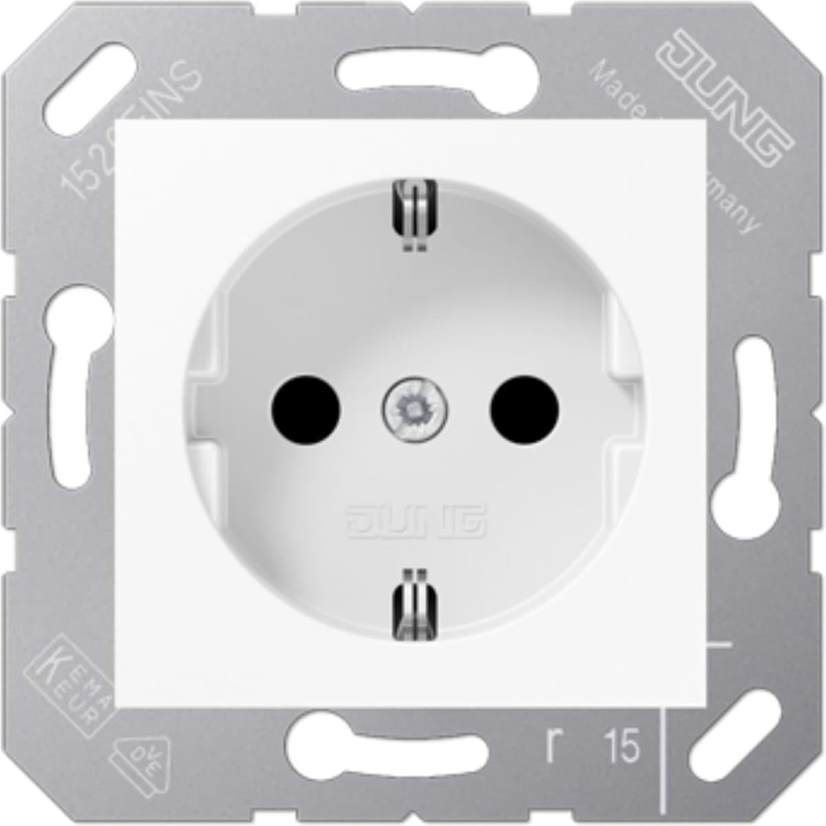 CD 5120 BF WW - CEE 7/3 - White - Thermoplastic - 250 V - 16 A