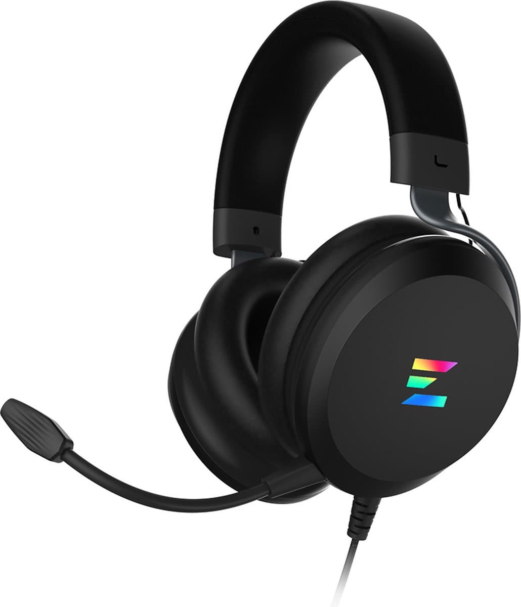 Zalman ZM-HPS610 hoofdtelefoon/headset Bedraad Hoofdband Gamen Zwart