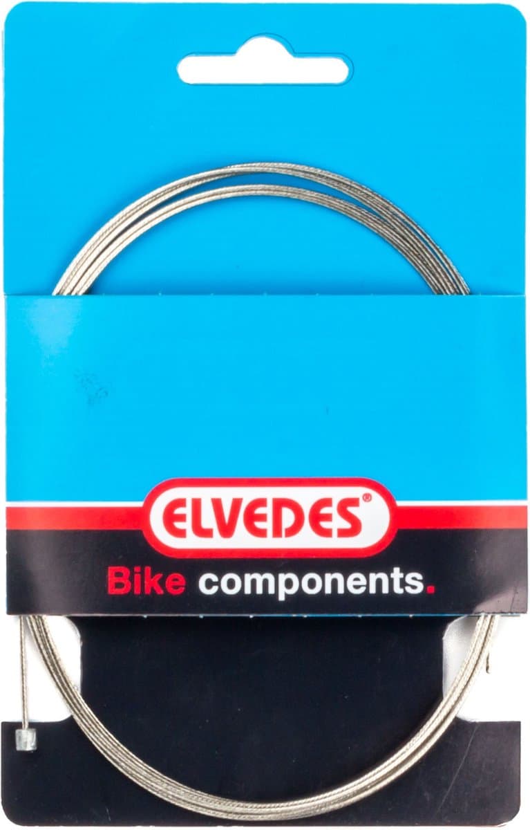 Elvedes RVS binnenkabel versnelling - 5m - 4x4 mm nippel - geschikt voor Nexus - zilverkleurig