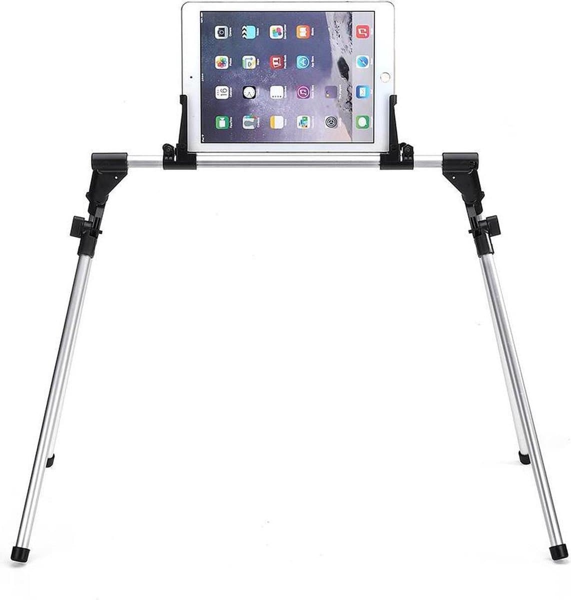 DrPhone TVT1 Verstelbare Vloerstandaard - Smartphone & Tablet Houder 1.2-12.2 inch - Universeel voor iPad, Samsung & meer