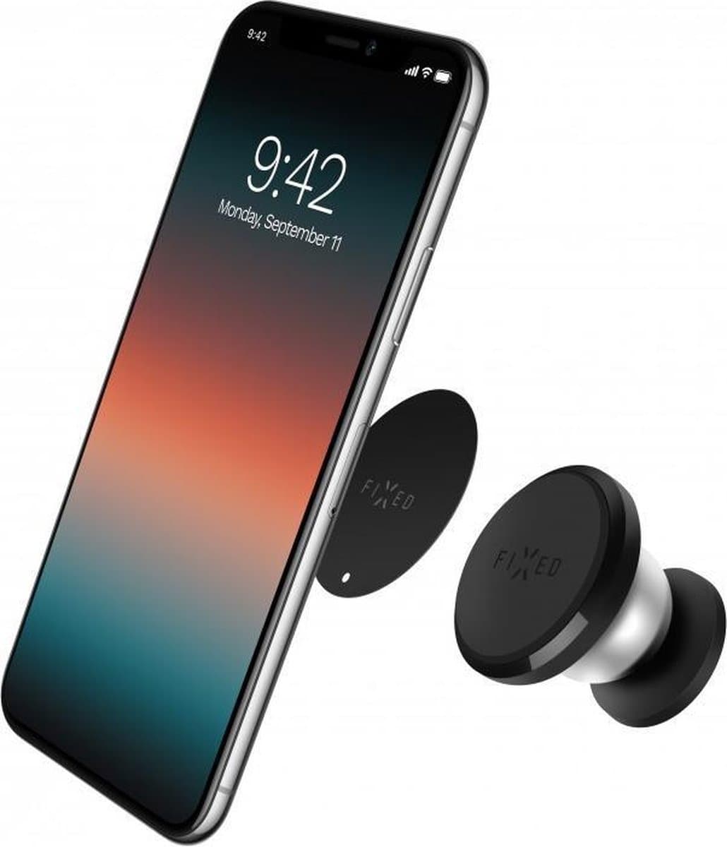 FIXED ICON Flex Mini, Magnetische Mobiele Telefoonhouder, Universele Smartphone Houder Auto Dashboard, 360 graden draaibare telefoonhouder met magneet