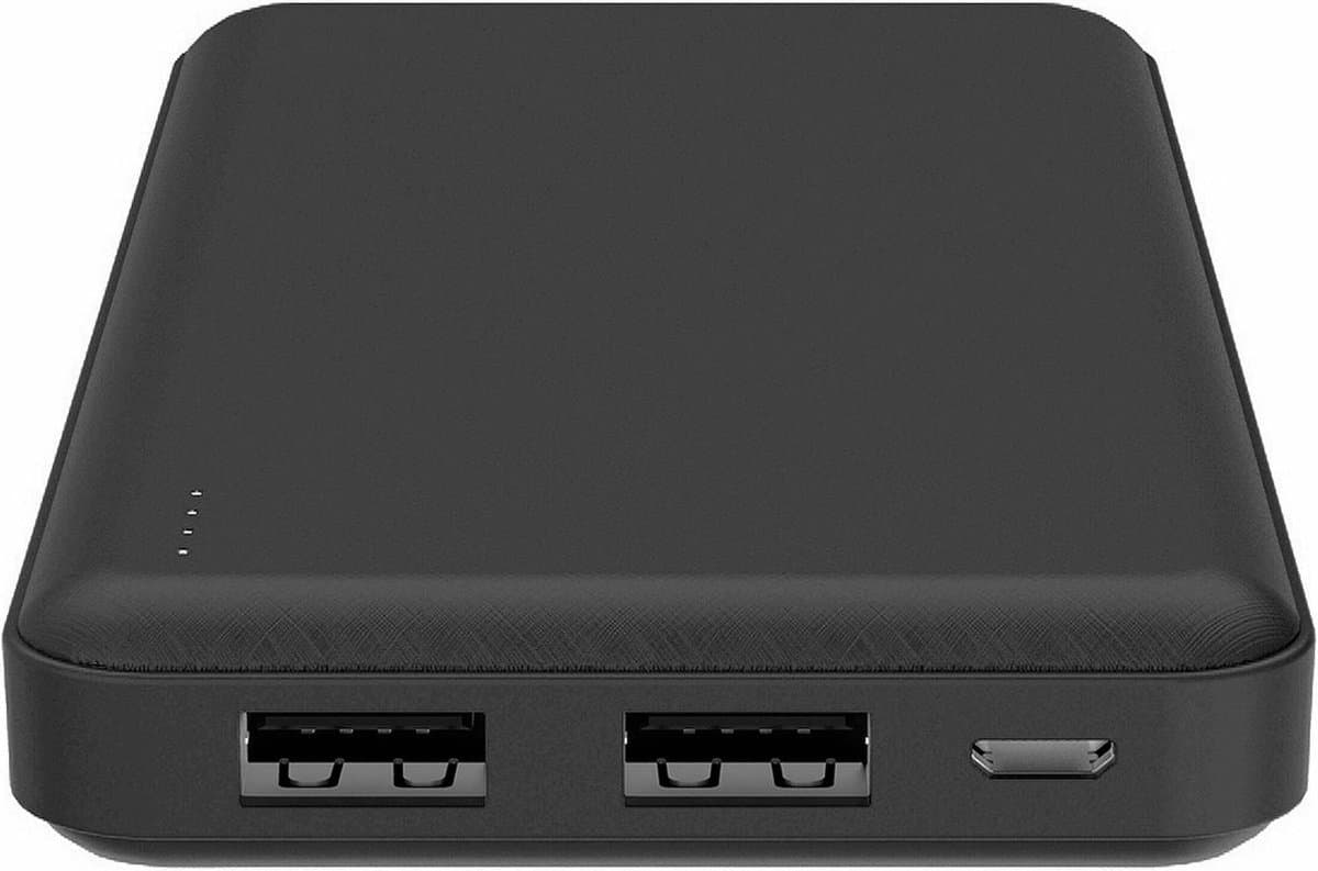 Powerbank Celly Energy met een capaciteit van 10000mAh - zwart