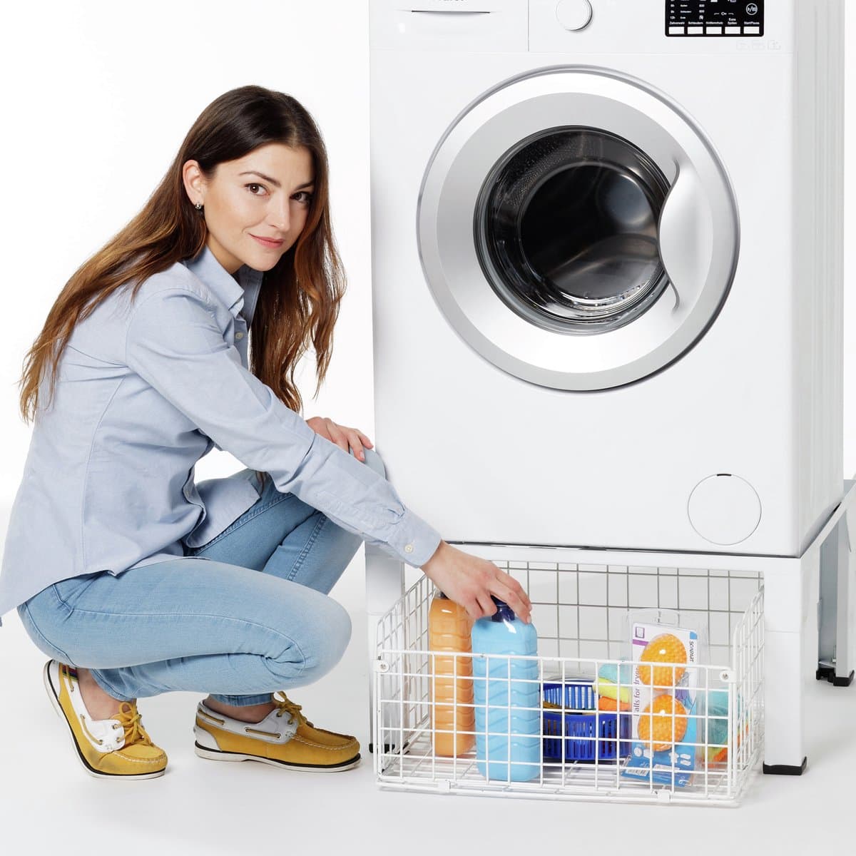 Scanpart wasmachine verhoger met lade - 30 centimeter verhoging - Sokkel - Maximaal 150 kg - 62 x 55 cm - Universeel