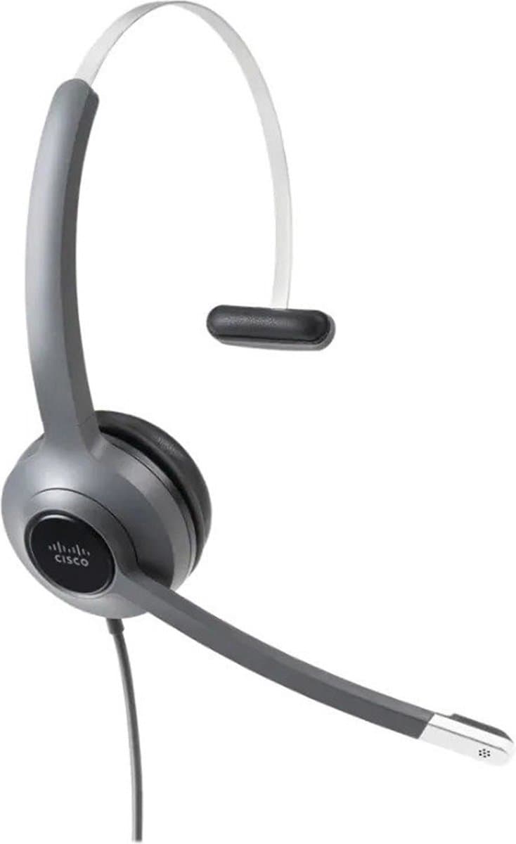 Cisco 521 Headset Bedraad Hoofdband Kantoor/callcenter Zwart, Grijs