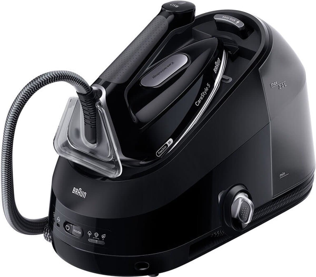 Braun CareStyle 5 IS5249BK - Stoomgenerator - Lichtgewicht Strijkijzer - Groot Waterreservoir - Zwart