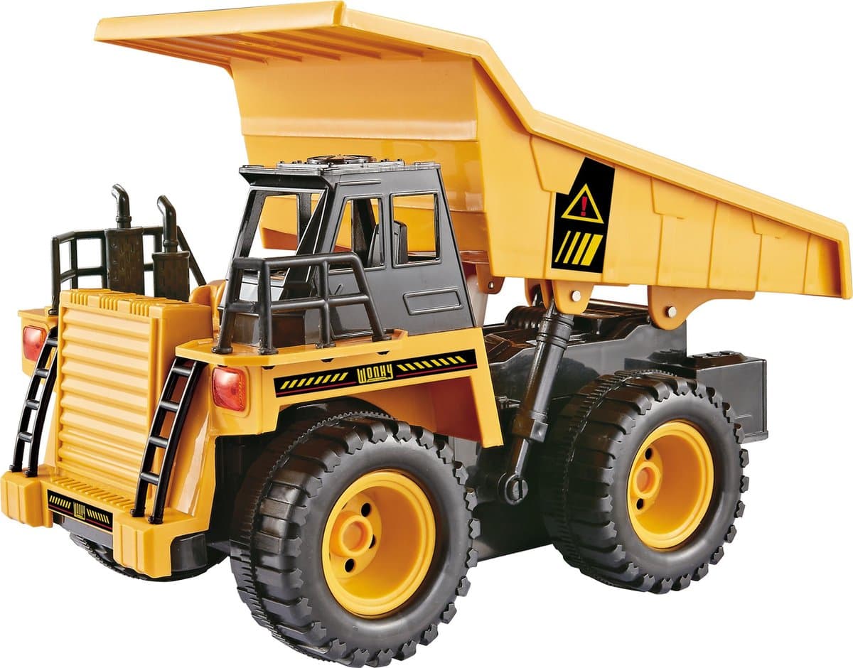 Wonky Cars - Dump Truck 1:22 -  RC - RC Auto - Bestuurbare Auto - Radiografische Auto - 2,4 GHz