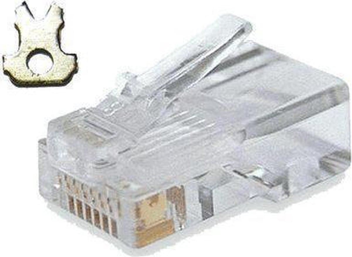 Modulaire RJ45 Connector Cat6 Soepele Kern 10 Stuks