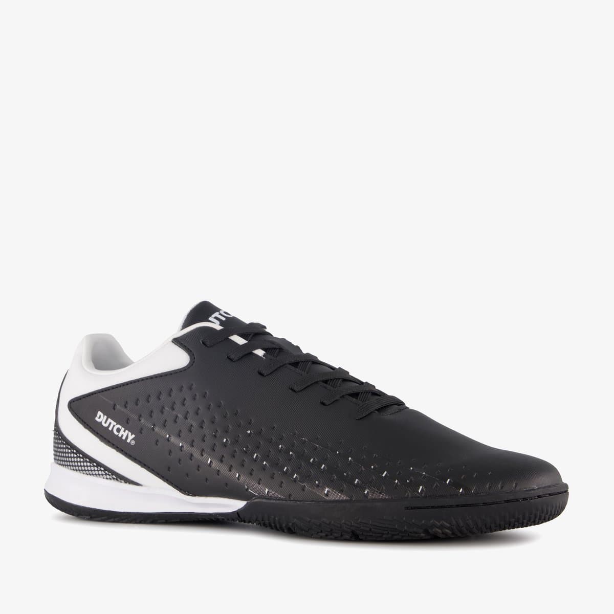 Dutchy IC heren zaalschoenen zwart wit - Maat 43 - Uitneembare zool