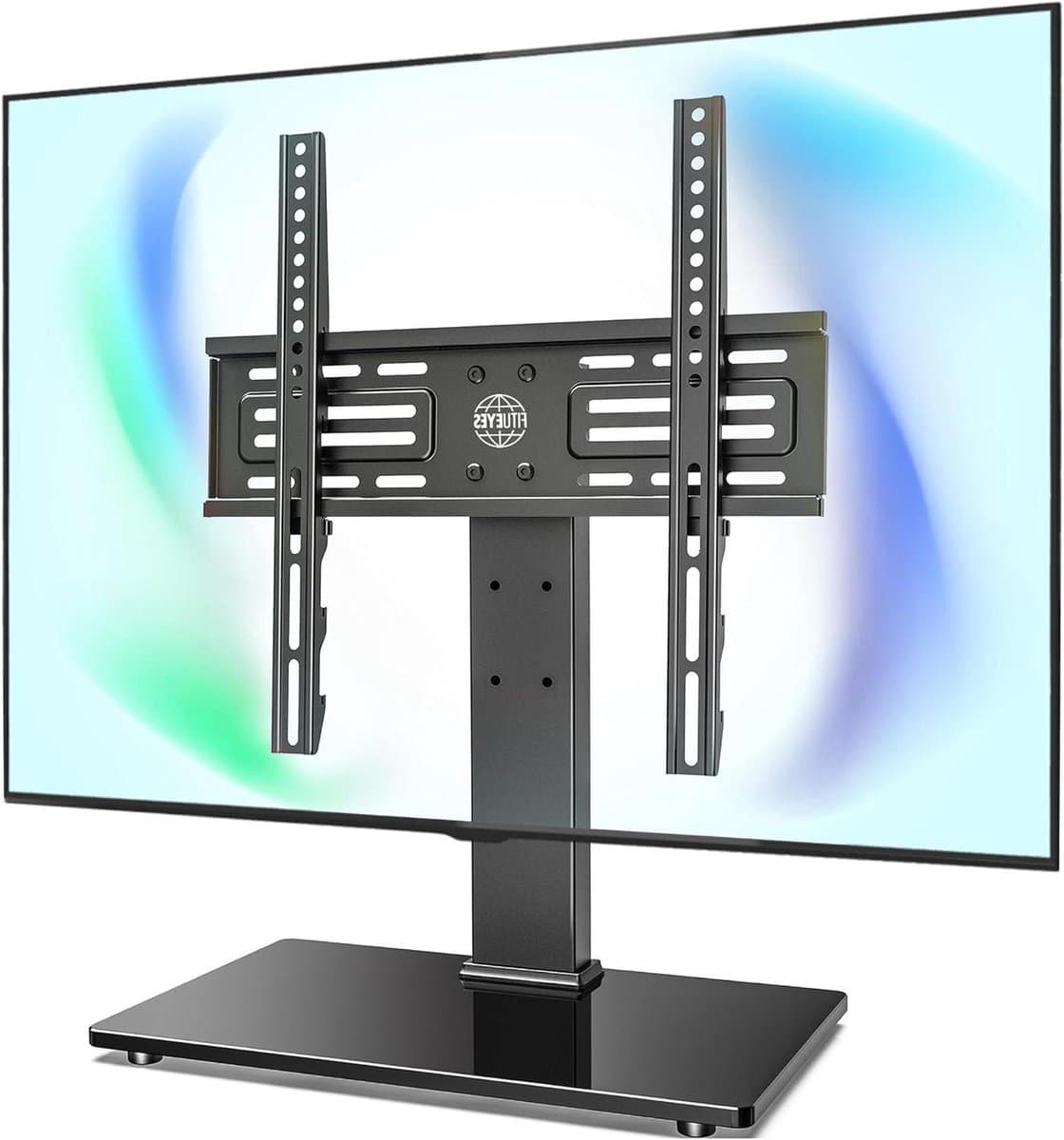 TV stand for 27-32 43 50 55 inch TV - 8 height adjustable - Max VESA 400x400mm 40kg