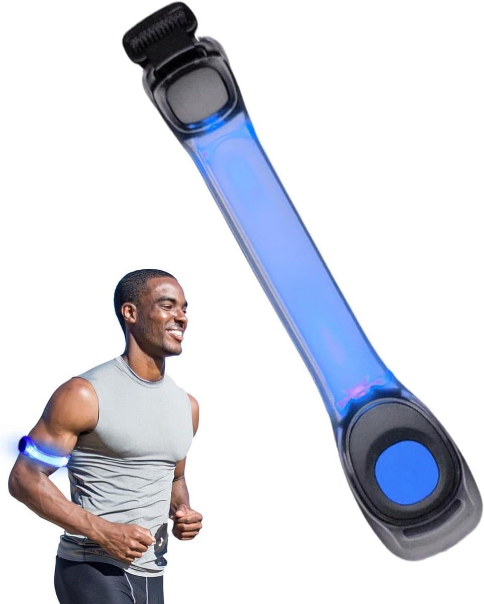 Lichtgevende Armband - Polsverlichting LED - Nachtelijke Activiteiten - Hoge Zichtbaarheid - 2.3 x 5.5 x 2.3 cm - Meerkleurig
